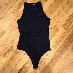 Abercrombie Black Sleeveless Bodysuit